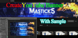 How to create YouTube banner with pictures