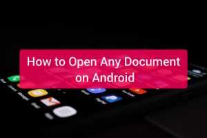 How to open PDF files on android