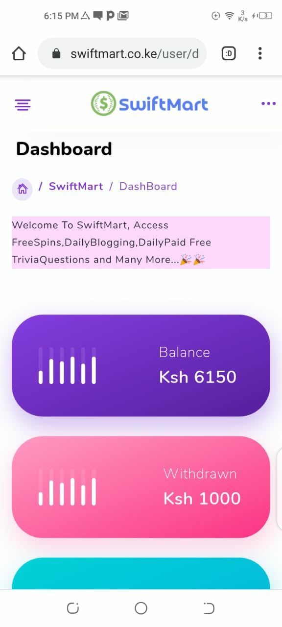 SwiftMart proof of payment 11