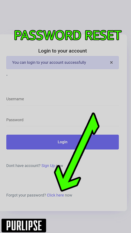 Password reset on lipasmart
